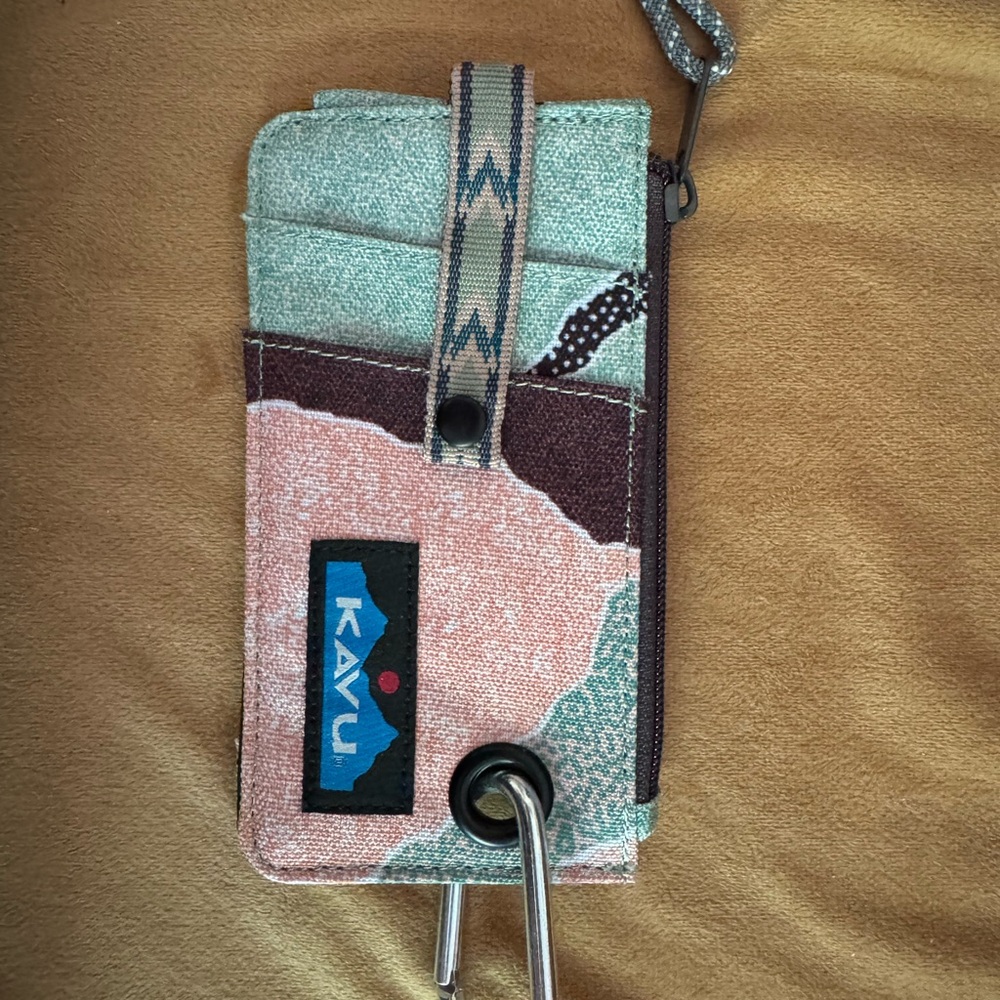 Kavu Pink and Green Phone Case with Stylish Design